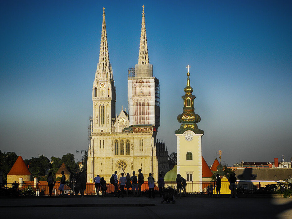 Katedrala , die Kathedrale von Zagreb — Zagabria