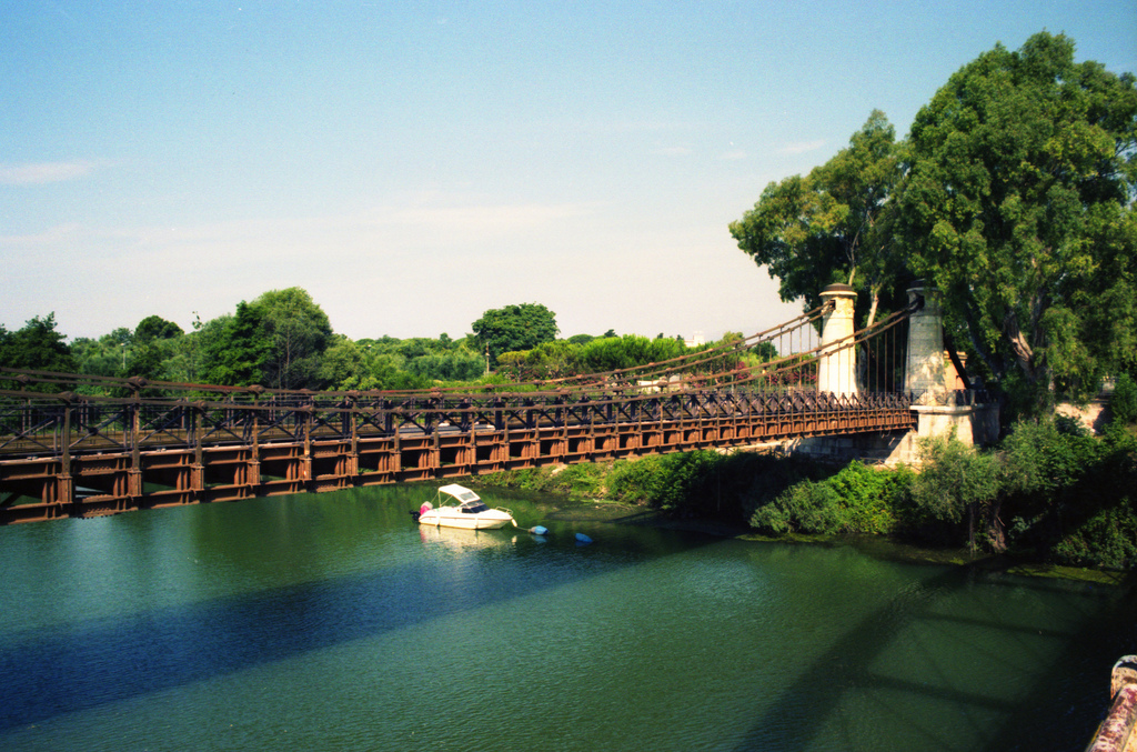 Hangbrug over de Garigliano - Fiume Garigliano | Secret World Trip Planner