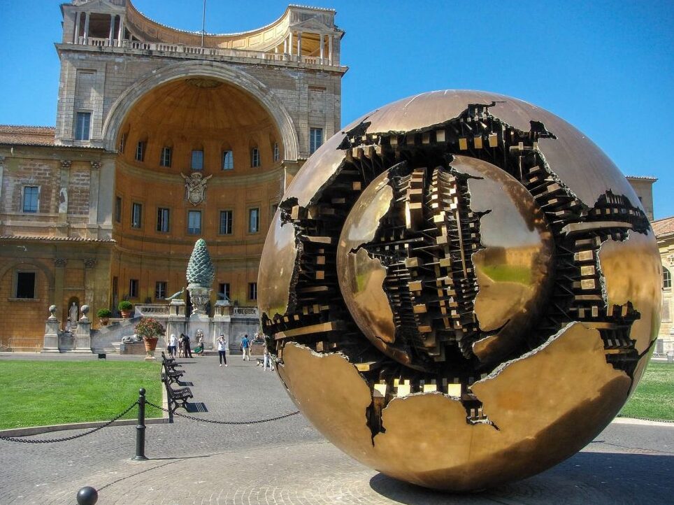 Sphere within a Sphere by Pomodoro - Città del Vaticano | Secret World Trip Planner