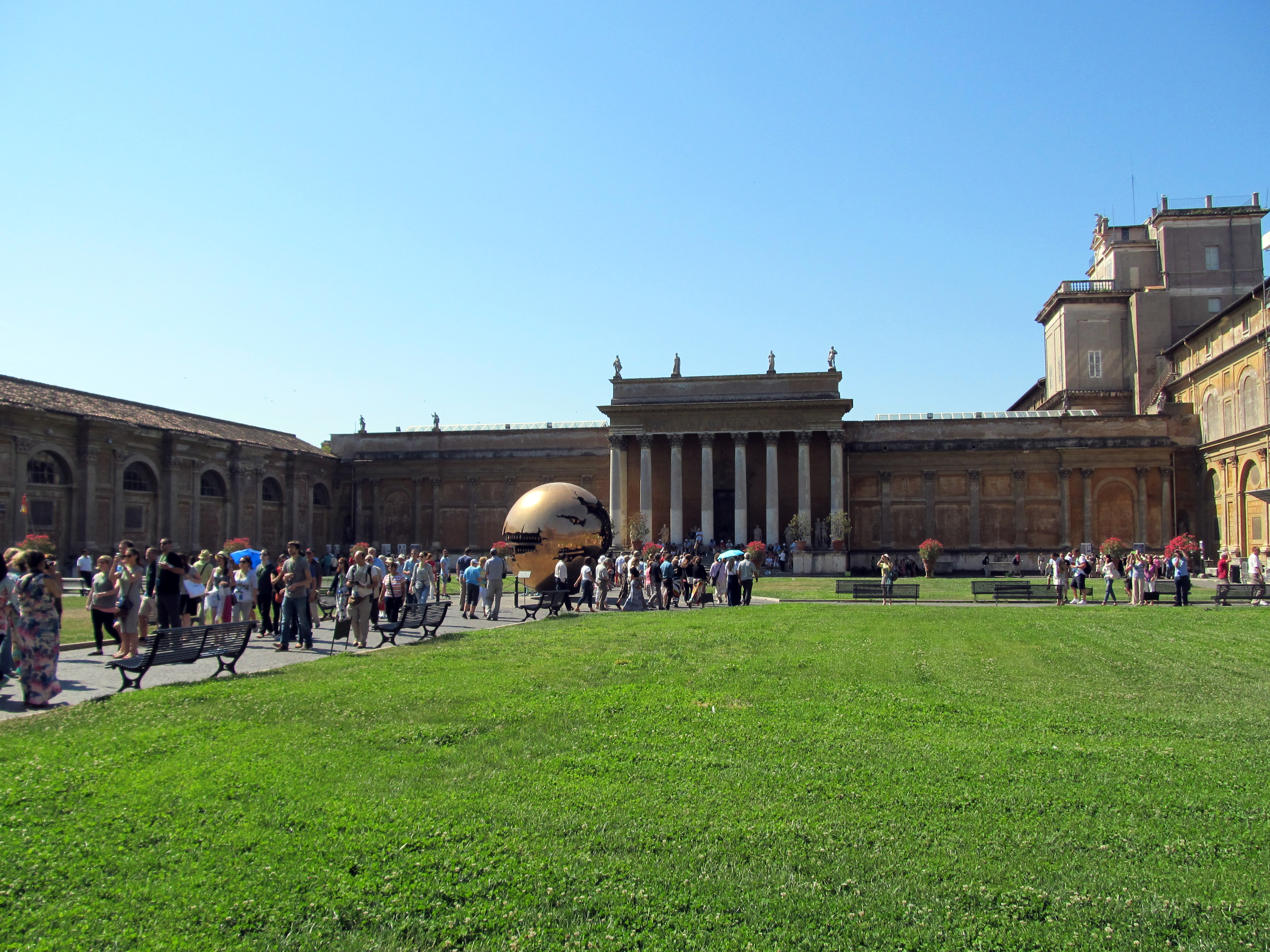 Sphere within a Sphere by Pomodoro - Città del Vaticano | Secret World Trip Planner