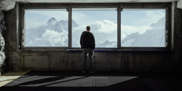 Het station Bahnhof Eismeer — Grindelwald