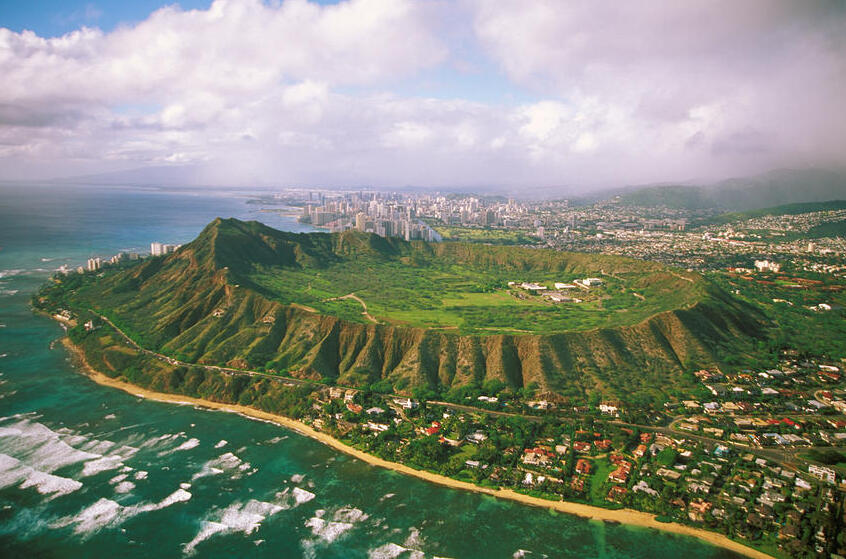 Diamond Head - Eine der schönsten Wanderungen der Welt. — Honolulu