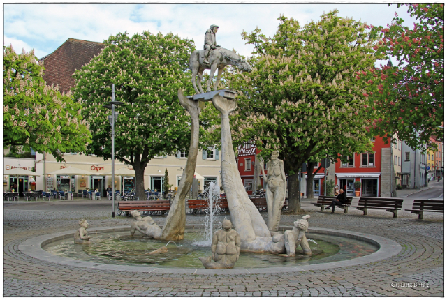 Fontein De Bodensee Ruiter - Überlingen | Secret World Trip Planner