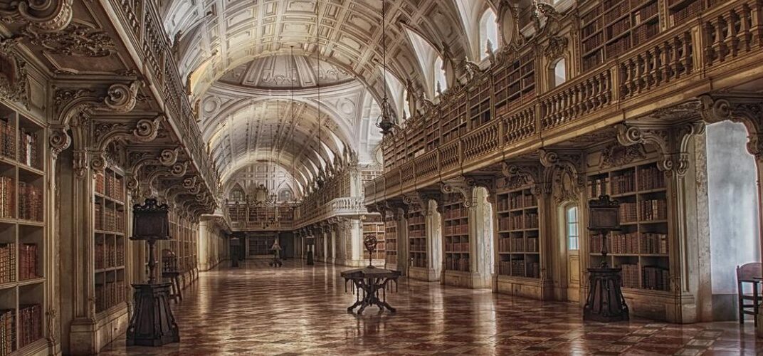 Mafra, w Portugalii jest najdłuższą biblioteką klasztorną — Mafra