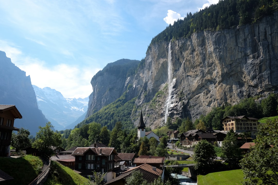 Lauterbrunnen and the impressive Staubbach Falls - Lauterbrunnen | Secret World Trip Planner