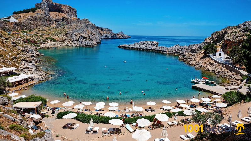 圣保罗湾--希腊罗得岛林多斯市,希腊 - Lindos | Secret World Trip Planner