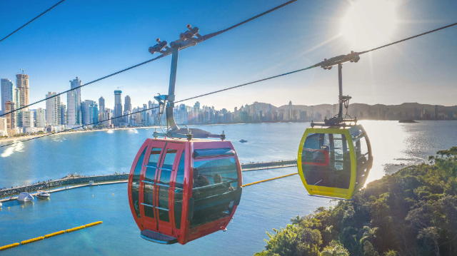 Seilbahn Unipraias Park - Balneário Camboriú - SC | Secret World Trip Planner