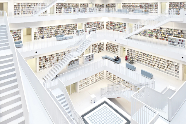 Bibliothèque publique de Stuttgart - Stuttgart | Secret World Trip Planner
