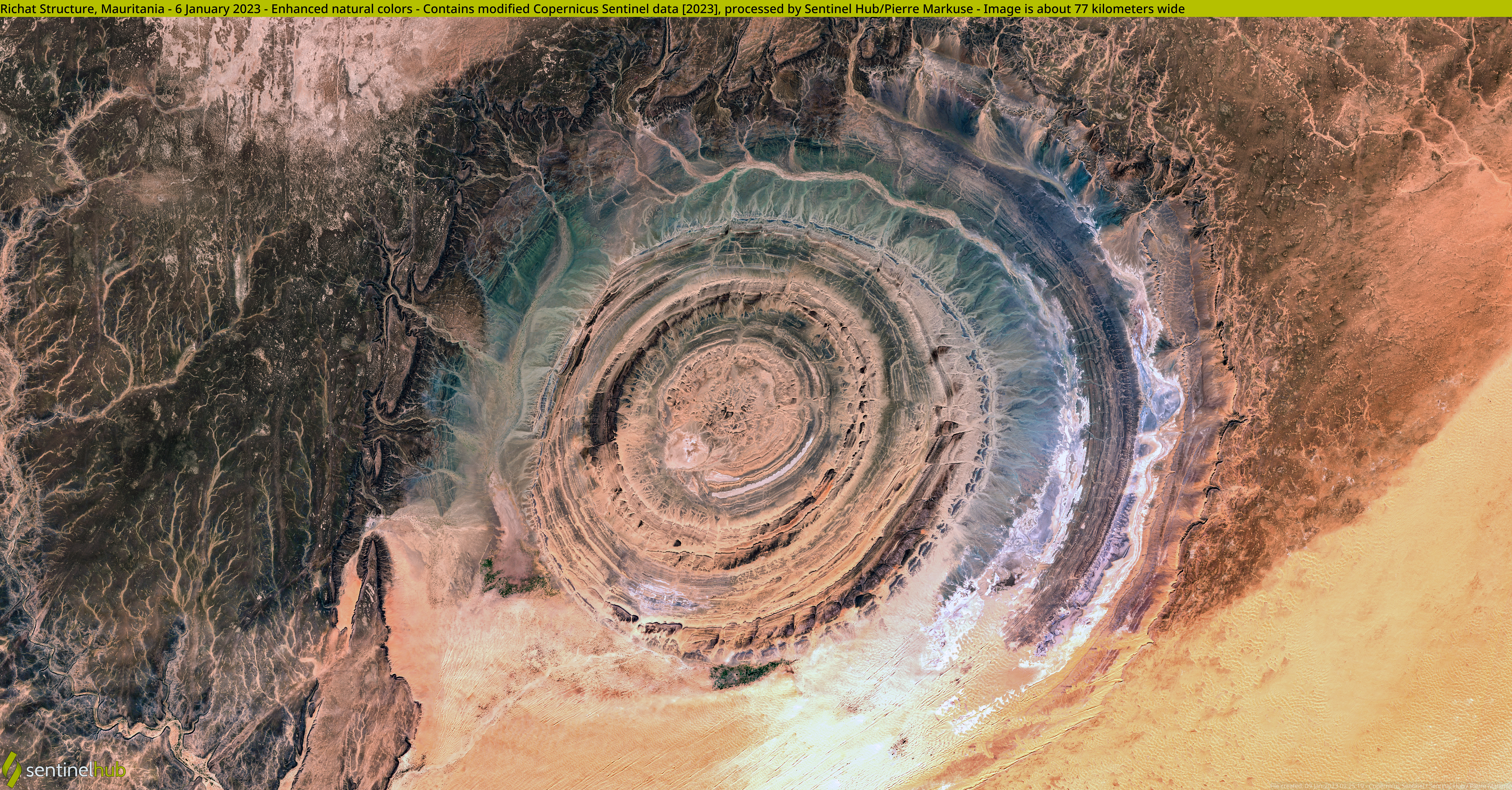 L'occhio del Sahara ( La struttura di Richard ) - Ouadane | Secret World Trip Planner
