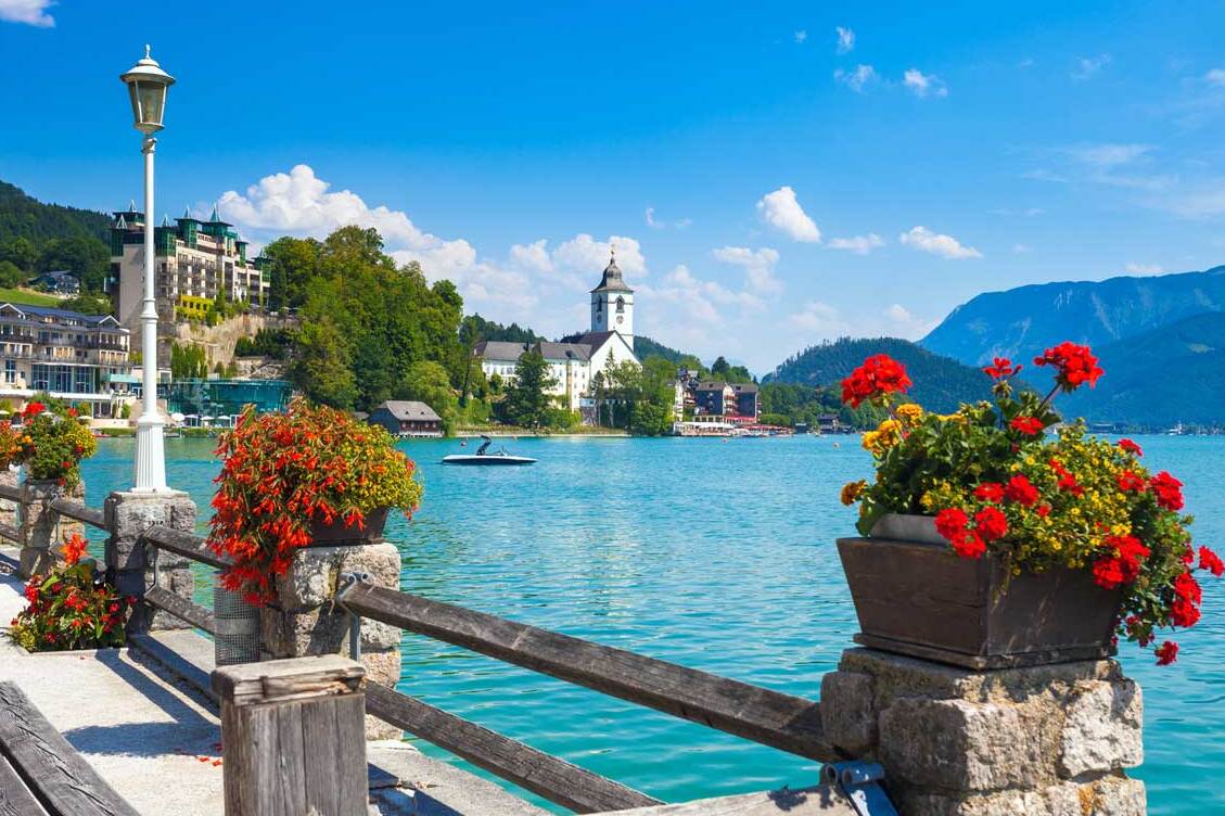 St. Gilgen und einer der schönsten Seen Österreichs — Sankt Gilgen