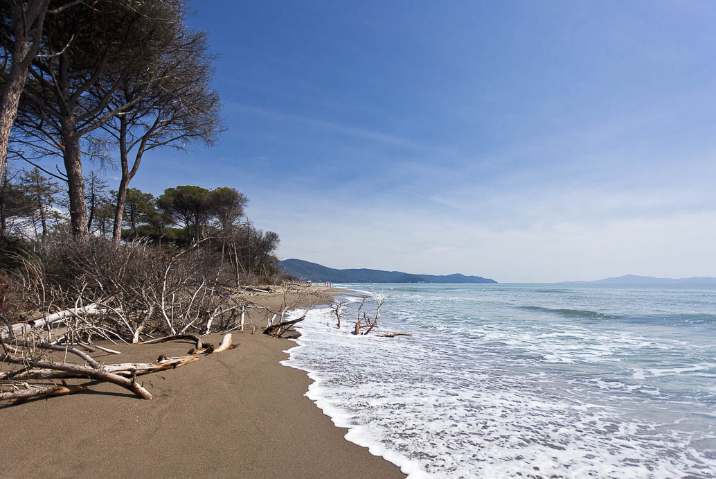 Bezpłatna plaża nadbrzeżnego Parku Rimigliano - San Vincenzo | Secret World Trip Planner