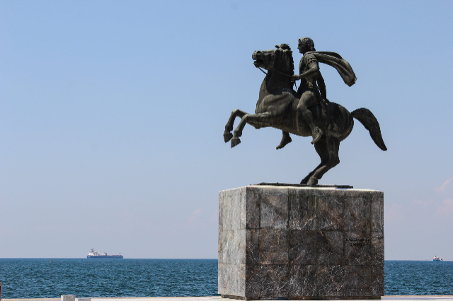 standbeeld van de legendarische Alexander de Grote - Thessaloniki | Secret World Trip Planner