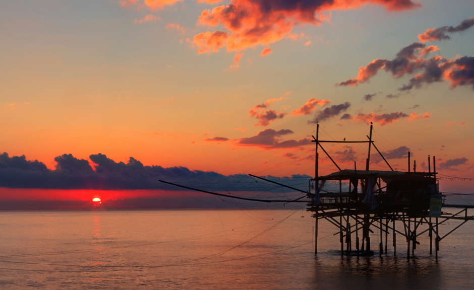 Italien | Trabucco, eine echte Fischereimaschine - Ortona | Secret World Trip Planner