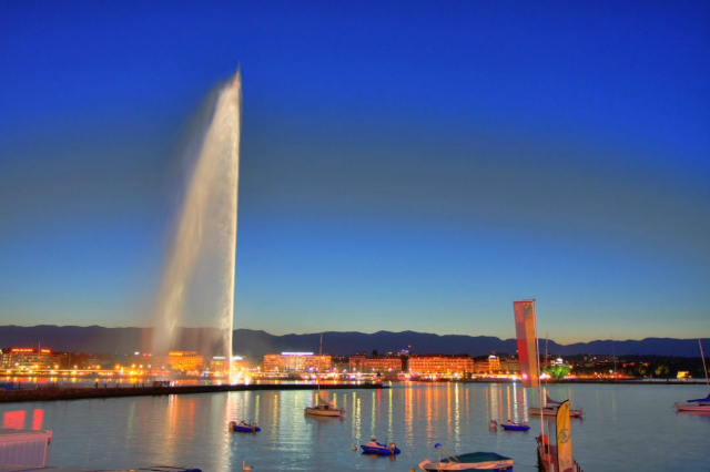 Jet d'Eau de grote fontein van Genève - Genève | Secret World Trip Planner