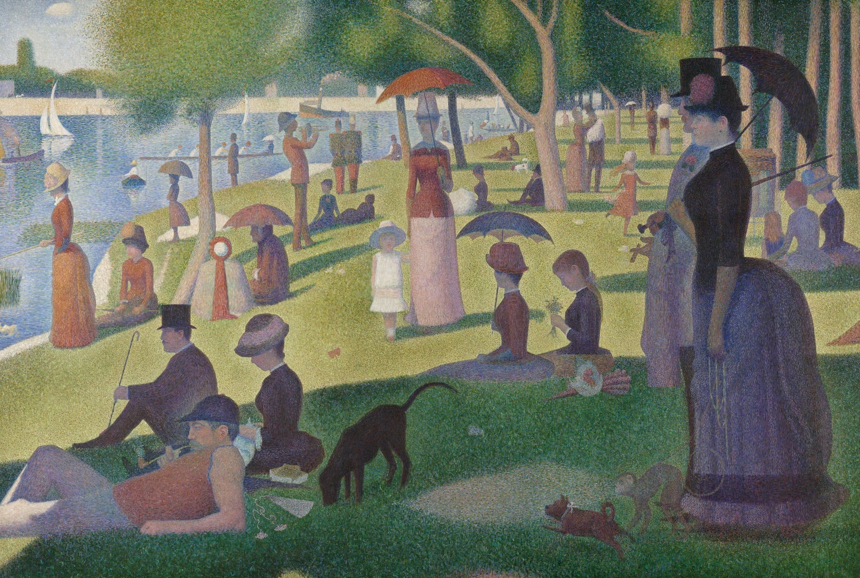 Una Domenica Pomeriggio sull'Isola della Grande-Jatte, — Chicago
