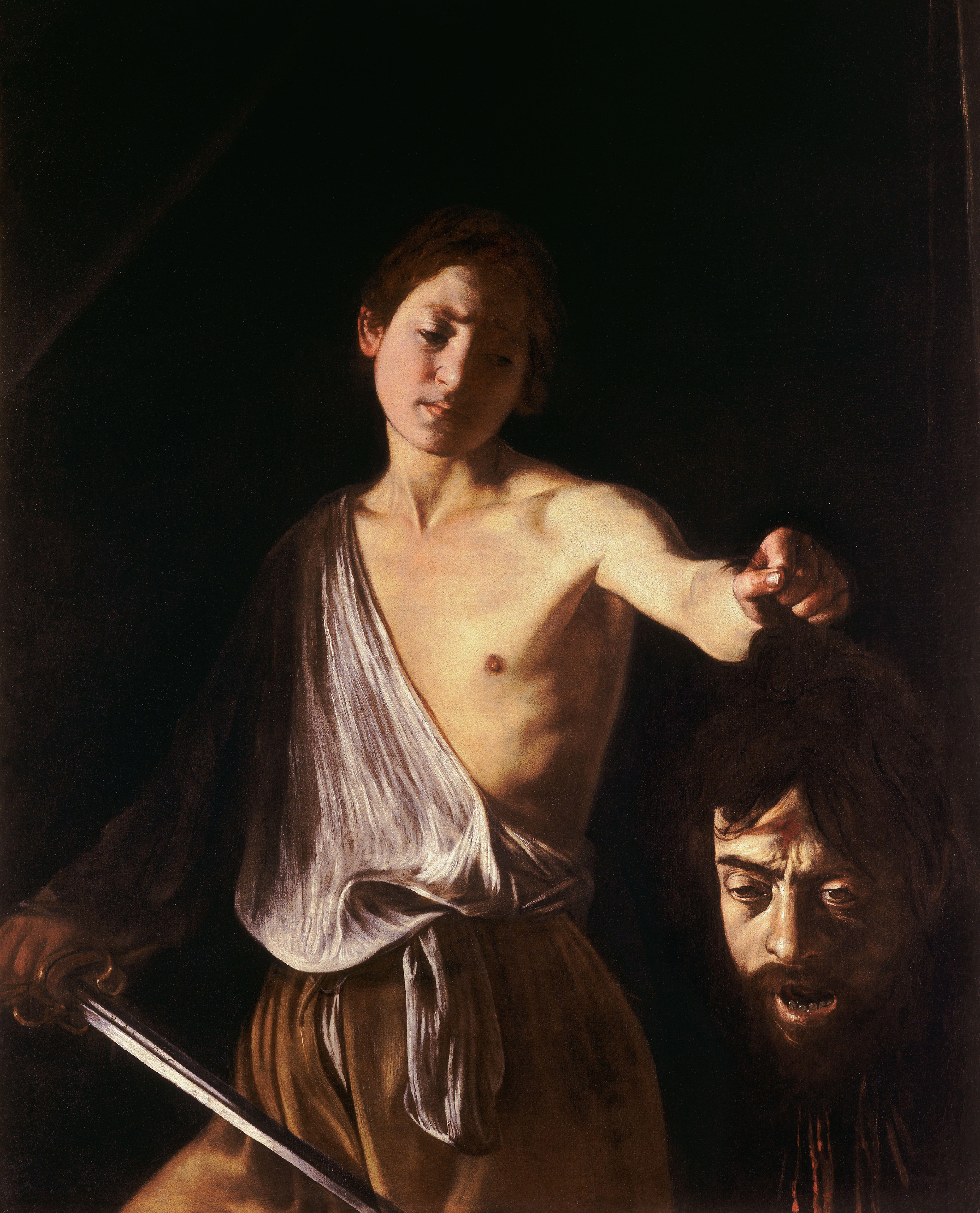 Rome / Caravaggio: David met het hoofd van Goliath — Roma