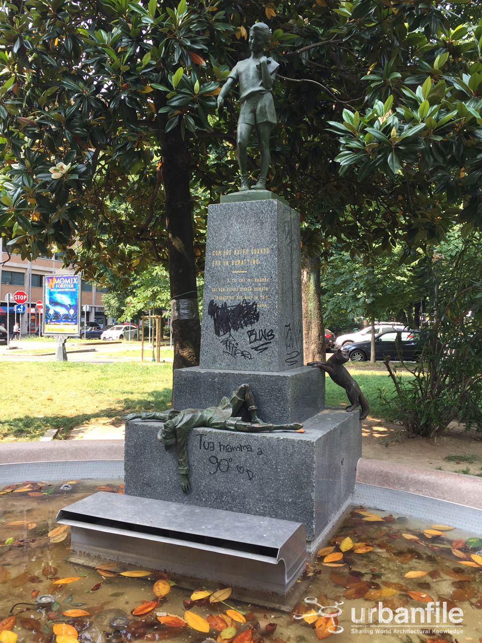 Fontein in Pinocchio - Milano | Secret World Trip Planner