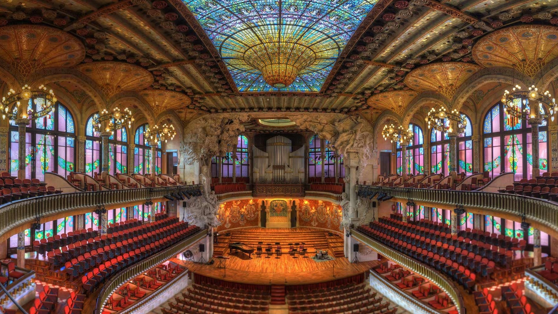 The Palau de la Música Catalana — Barcelona