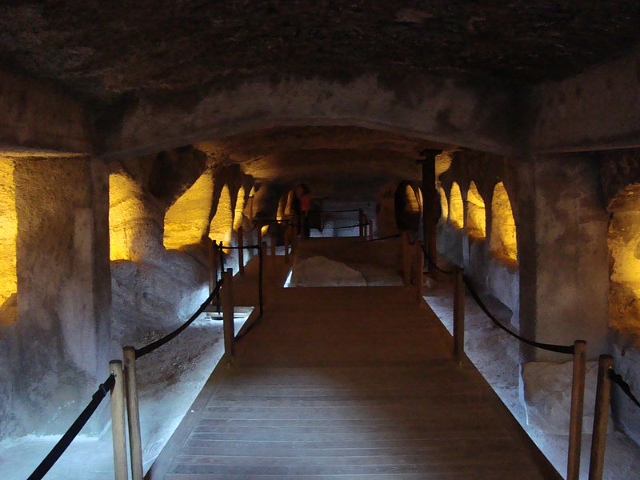 Catacombs of Milos An intricate network of underground tombs carve - Milos 848 00 | Secret World Trip Planner