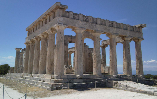 Il Tempio di Atena Aphaia — Egina 180 10