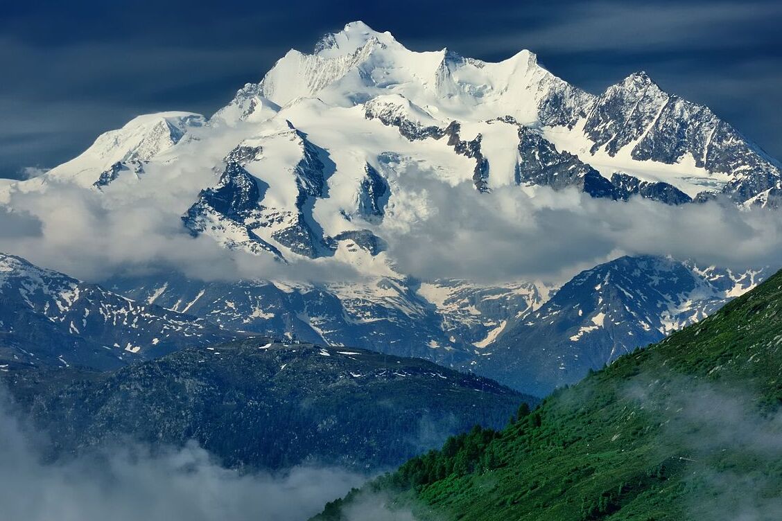 Dom is a stunning mountain peak in Switzerland - Saas-Fee | Secret World Trip Planner