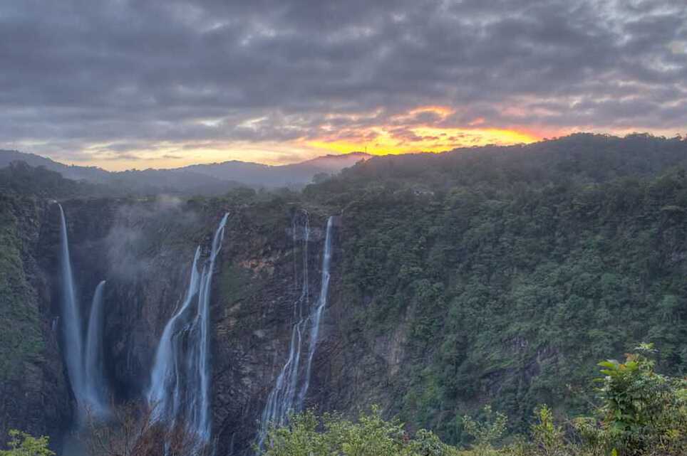 微动落|最高的一个瀑布在印度 — Jog Falls