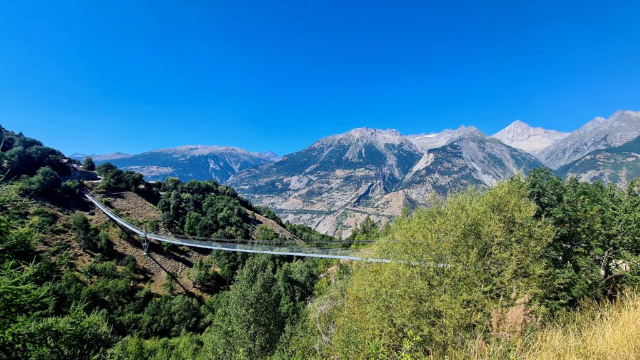 The Butanese Bridge over the Illgraben - Leuk | Secret World Trip Planner