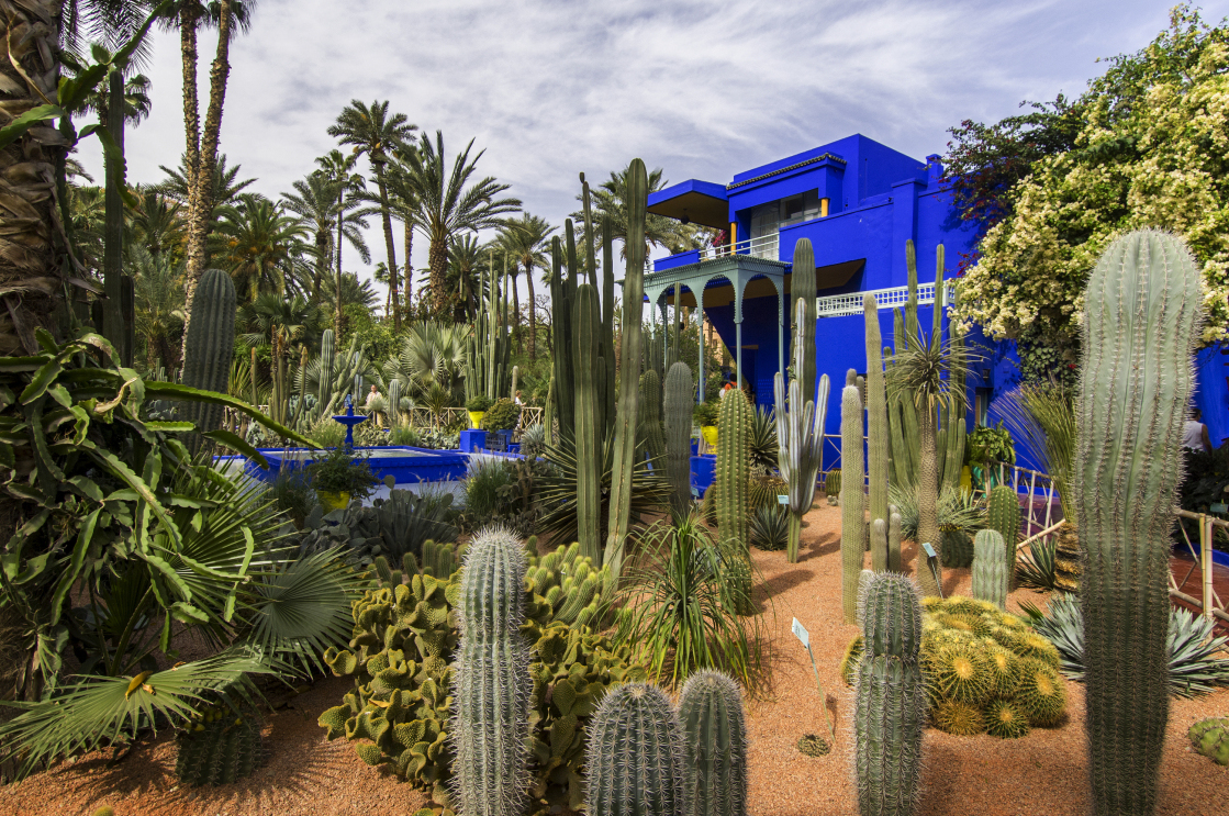 Yves St Laurent i Piere Bergé i Jardin Majorelle - Marrakech | Secret World Trip Planner
