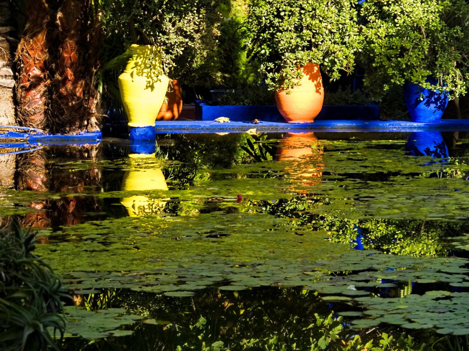 Yves St Laurent i Piere Bergé i Jardin Majorelle - Marrakech | Secret World Trip Planner