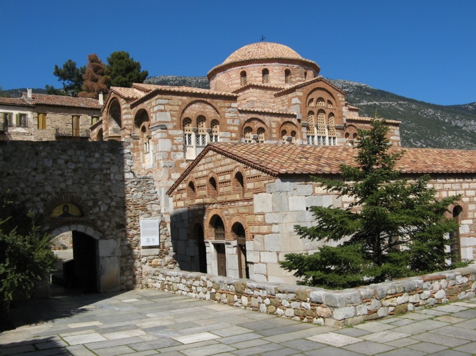 Grecia | Monastero di Osiou Louka — Delfi