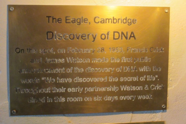 The Eagle Pub and DNA - Bene't St | Secret World Trip Planner