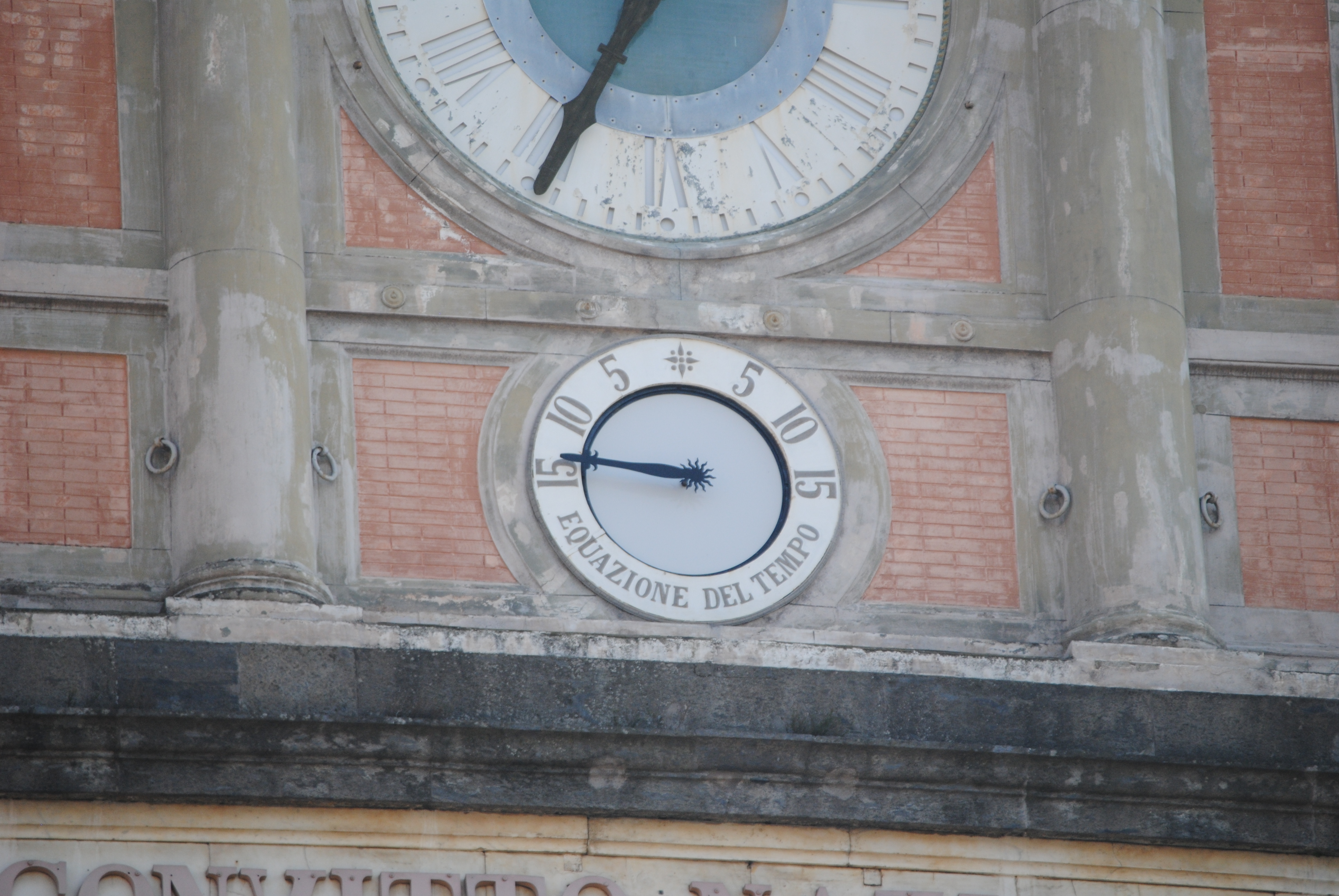 The rare clock that follows the equation of time - Napoli | Secret World Trip Planner