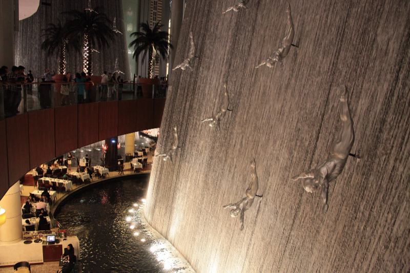 Dubai Mall Waterfall - Dubai | Secret World Trip Planner