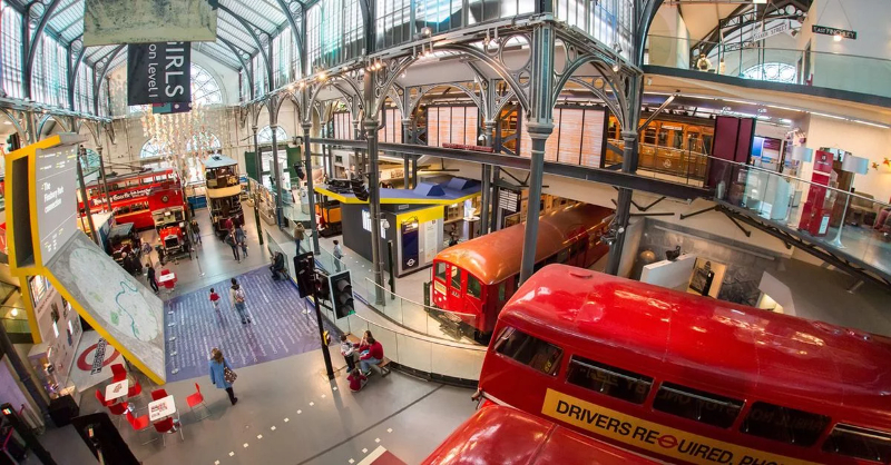 London Transport Museum - The Piazza | Secret World Trip Planner