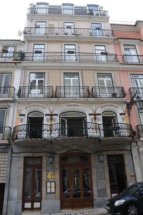 Restauracja Tavares w Lizbonie, Portugalia — Lisboa