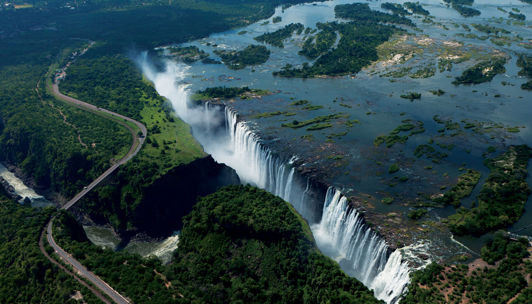 The Victoria Falls on the Zambezi River - Victoria Falls Viewing | Secret World Trip Planner