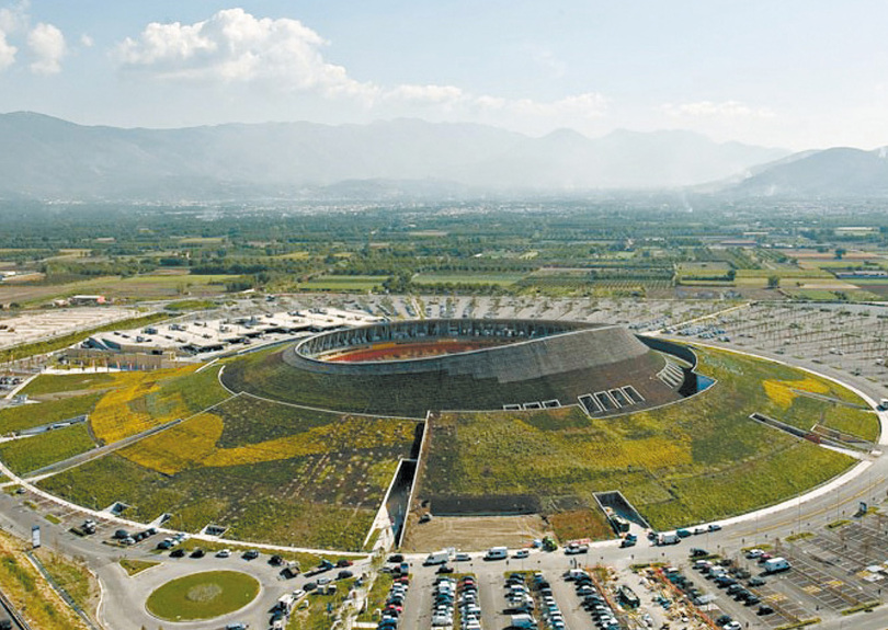 Dobry Wulkan autorstwa Renzo Piano - Via Boscofangone | Secret World Trip Planner