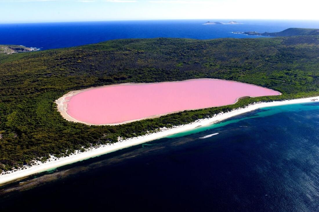 Lake Hillier and the pink mistery-Austrália — Lake Hillier