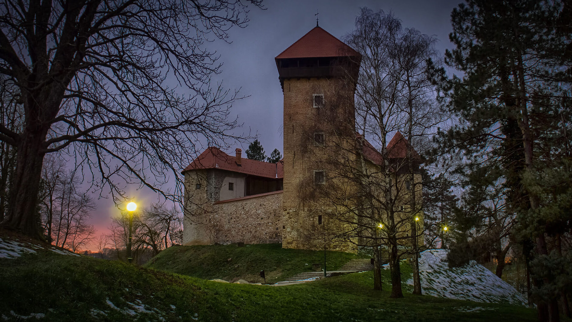The Dubovac Castle overlooks the Croatian city Karlovac — Karlovac