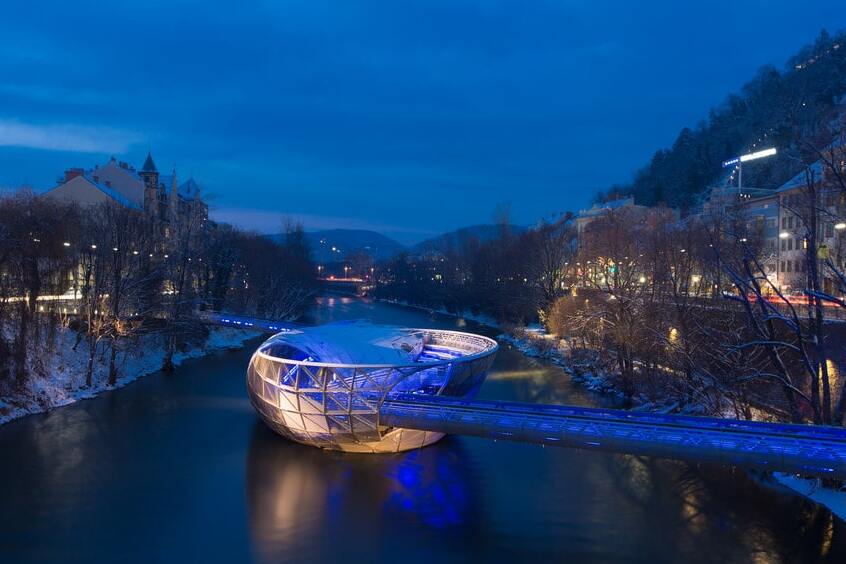 The Murinsel  in Graz, Austria - Graz | Secret World Trip Planner