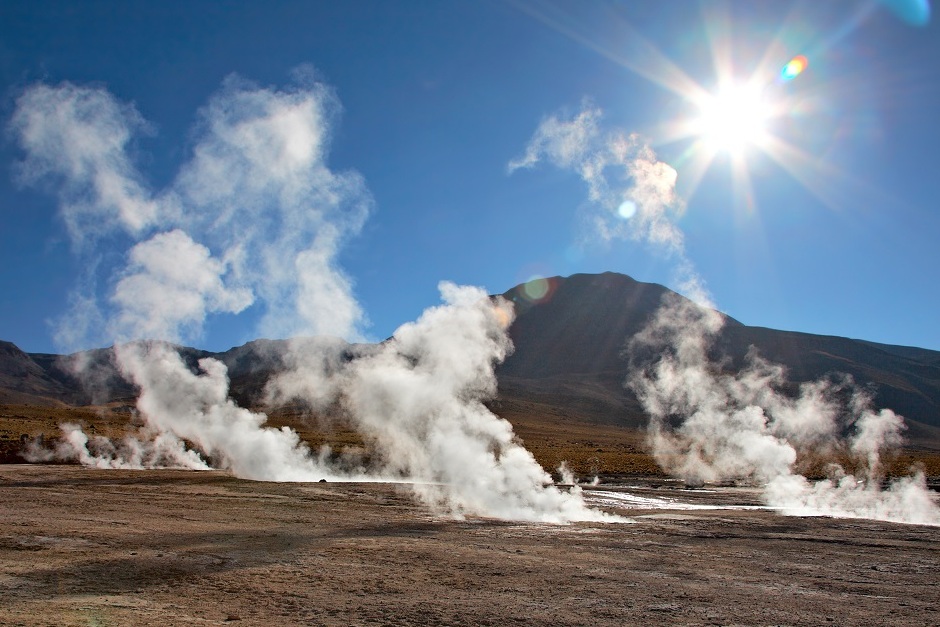 El Tatio es un géiser de la cordillera de los Andes — San Pedro de Atacama
