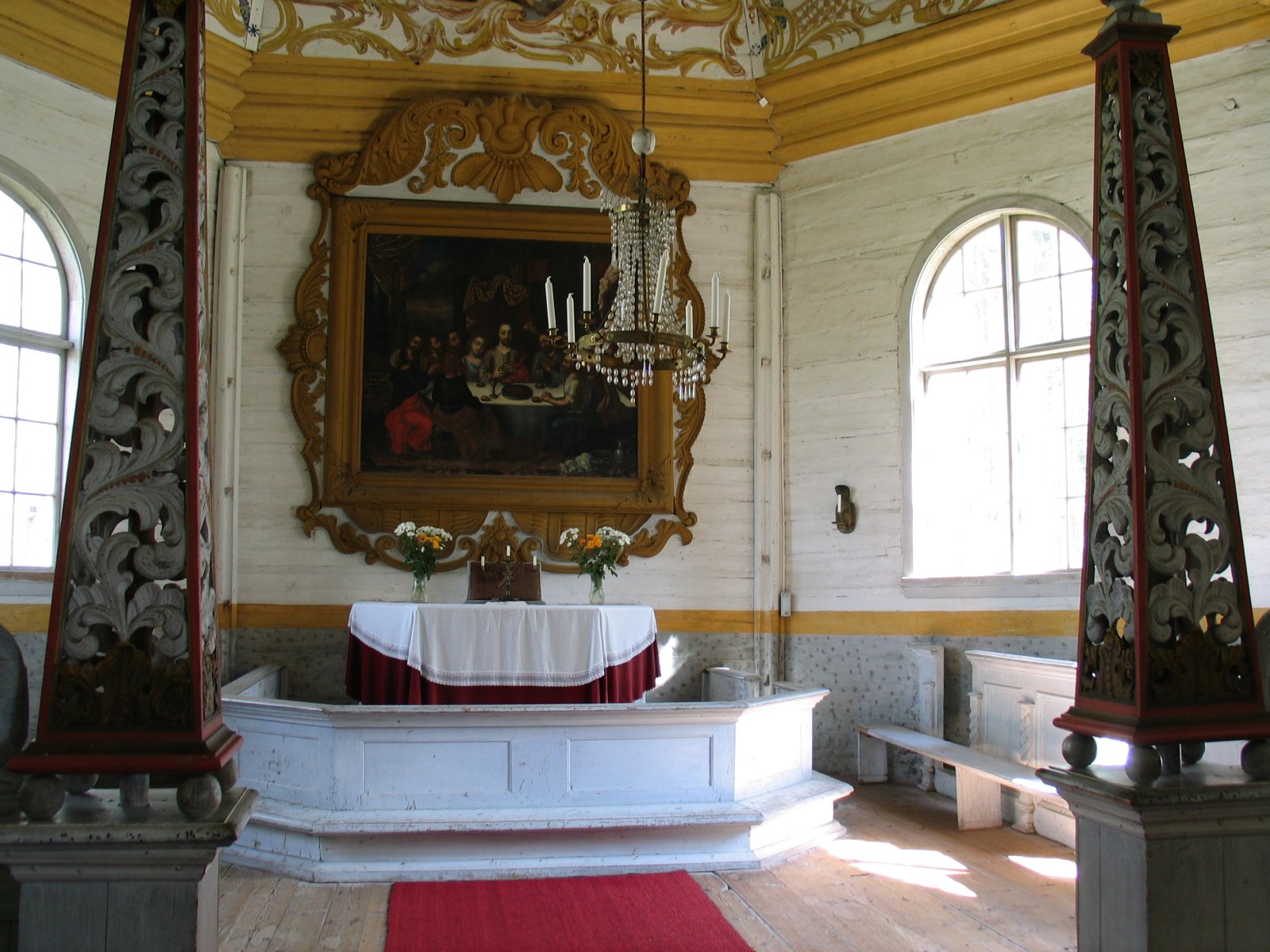 Paltamo: the Paltaniemi Church of Paintings - Paltaniementie 851 | Secret World Trip Planner