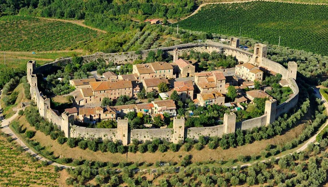 Monteriggioni, wspaniała Wioska niedaleko Sieny - Monteriggioni | Secret World Trip Planner