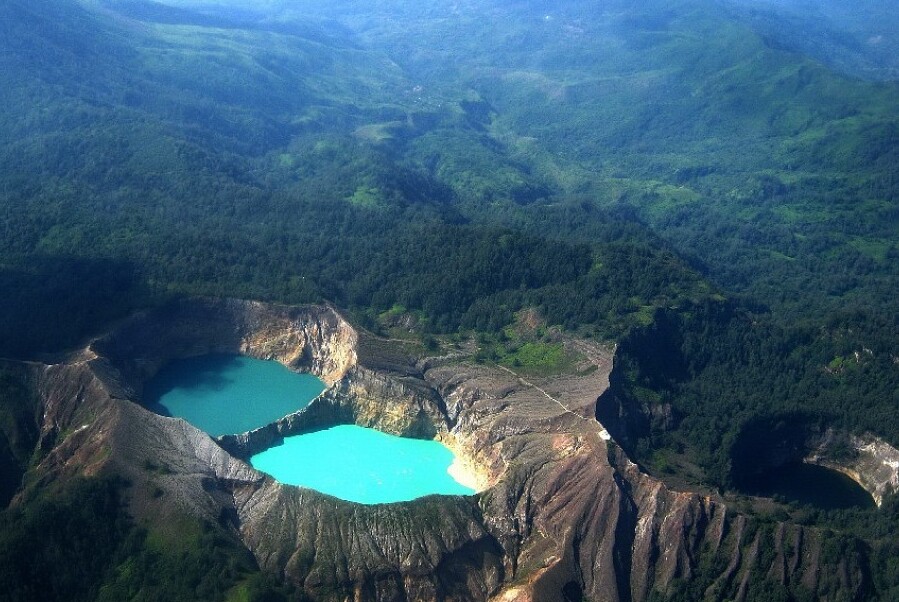 Kelimutu, a small volcano in Flores Island of Indonesia — Ende Regency