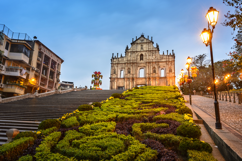 El viejo centro de Macao — Macau Island