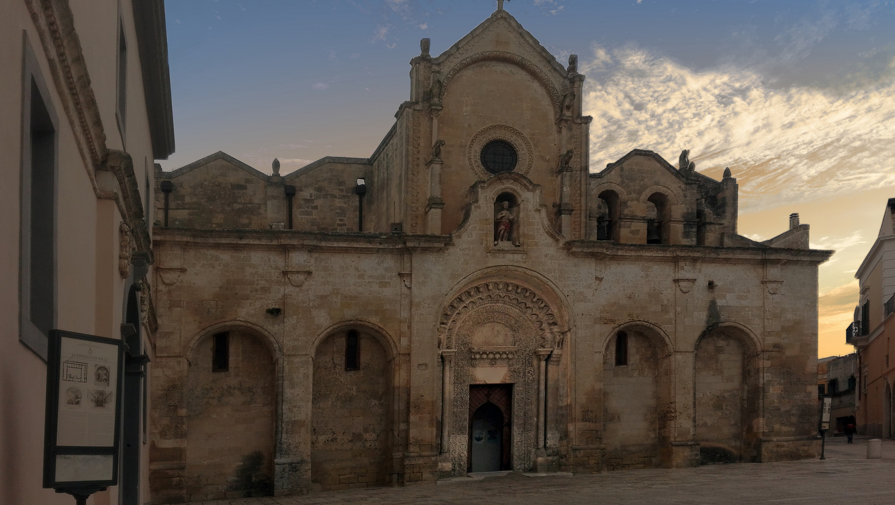 The former San Rocco Hospital and the little church of the Flagellated Christ - Matera | Secret World Trip Planner