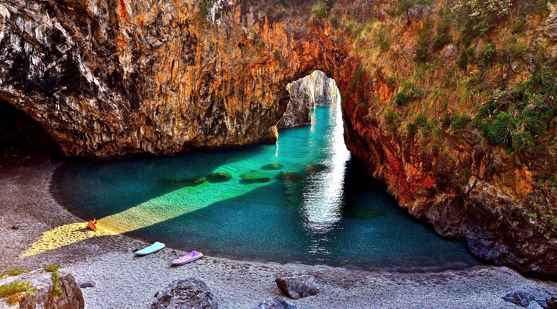 이탈리아:비밀 beach...an 멋진 비밀 장소.  - San Nicola Arcella | Secret World Trip Planner