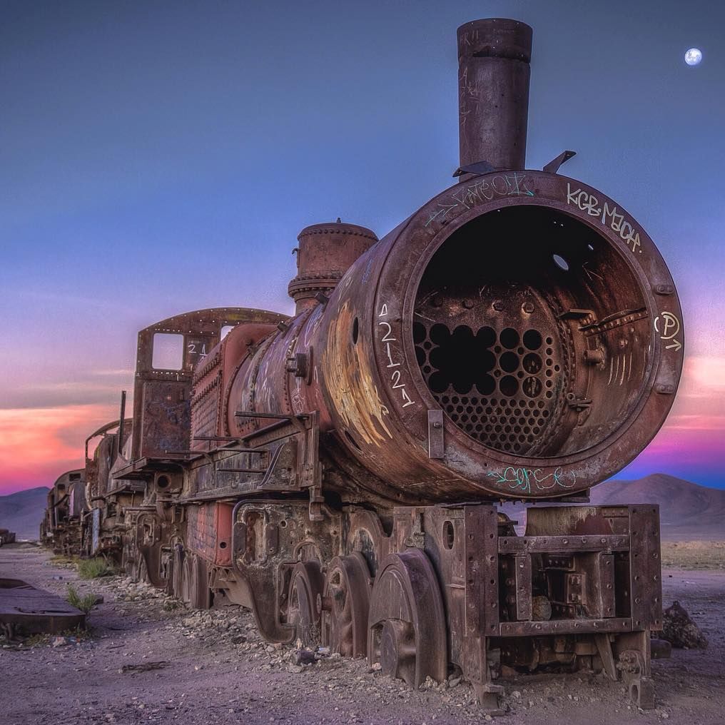볼리비아|올드 트레인 묘지 — Uyuni