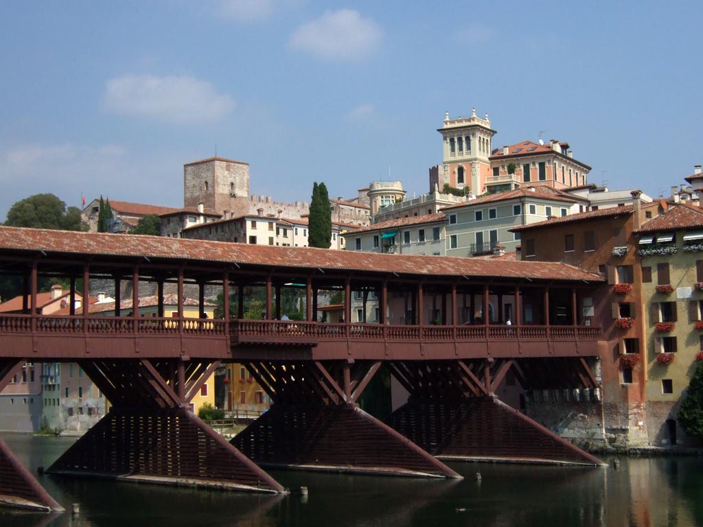 Bassano del Grappa  and the covered wooden 'Old Bridge' - Bassano del Grappa | Secret World Trip Planner