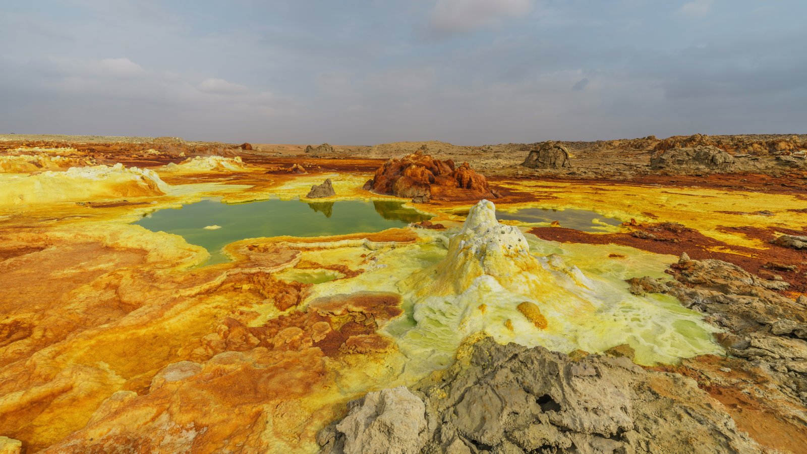 Le Dallol est un volcan en cône de cendres en Éthiopie - Dallol | Secret World Trip Planner